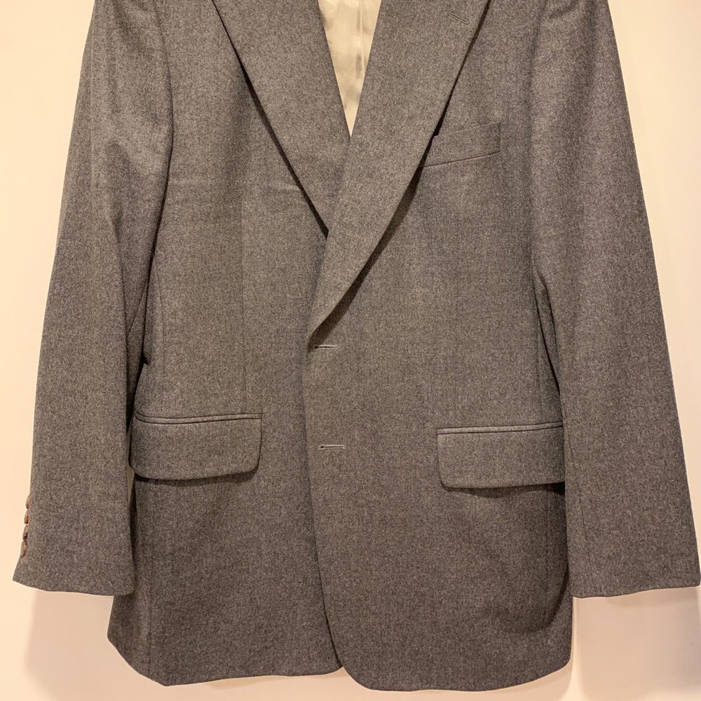 Paul Stuart Mens Gray Sports Coat
